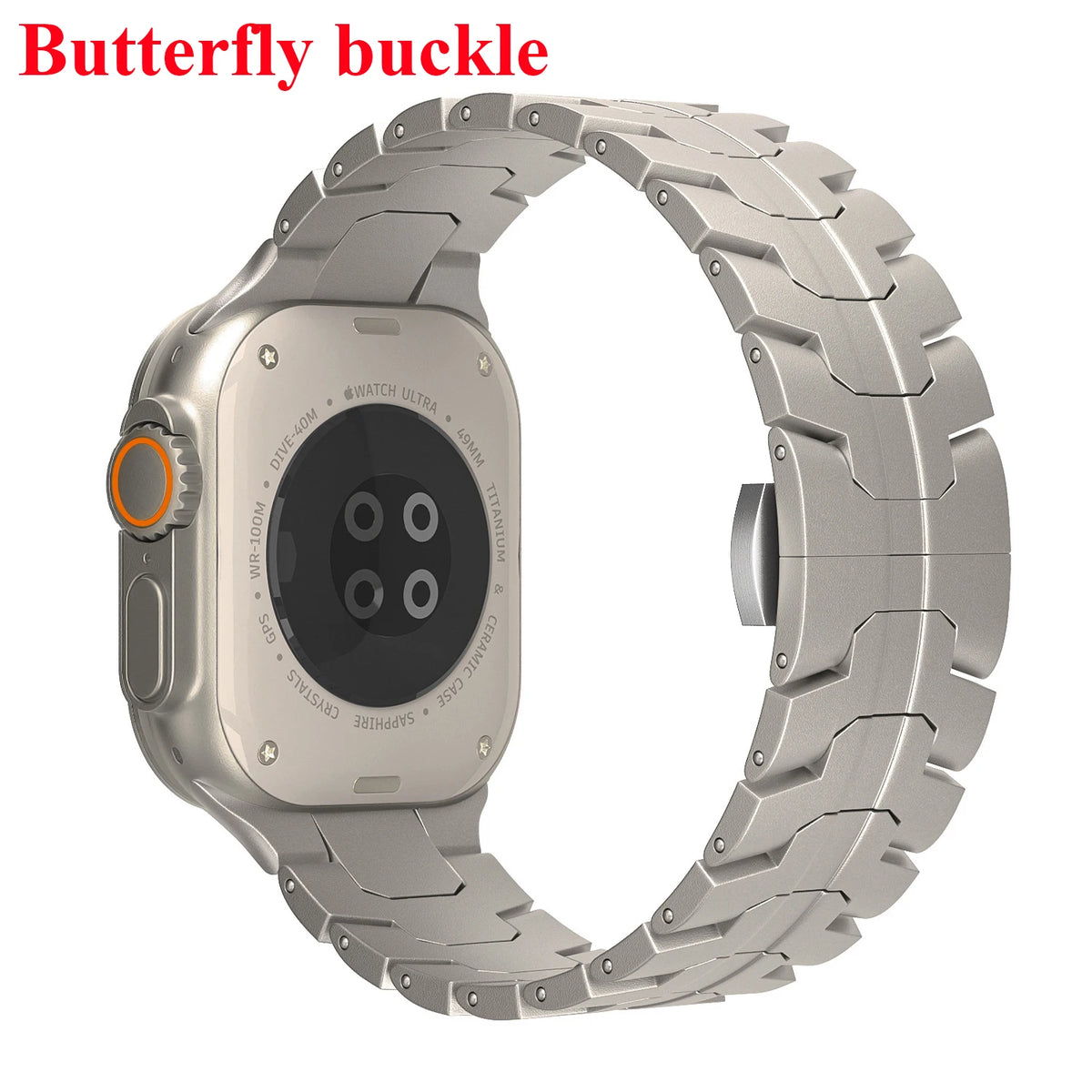 Roestvrij Stalen Armband voor Apple Watch – 42/44/45/46/49mm | Series 3-11, SE & Ultra 1/2/3