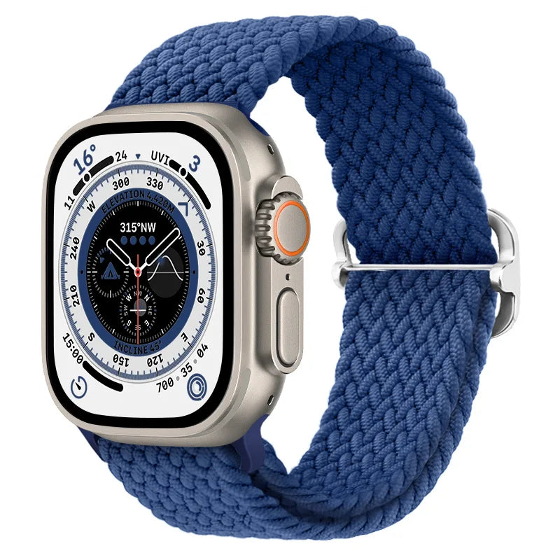 Gevlochten nylon Loop Bandje voor Apple Watch – afbeelding 51