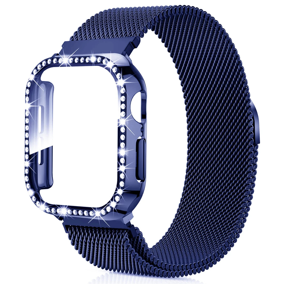 Milanese Mesh Bandje + Hoesje voor Apple Watch – afbeelding 7