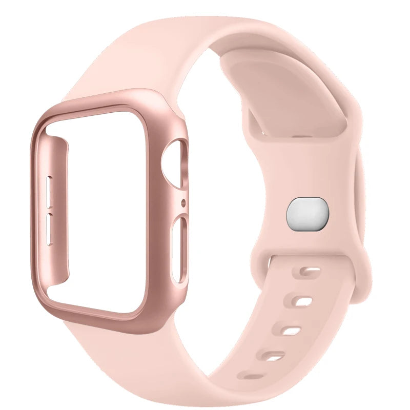 Siliconenn Bandje + Hoesje voor Apple Watch – afbeelding 11
