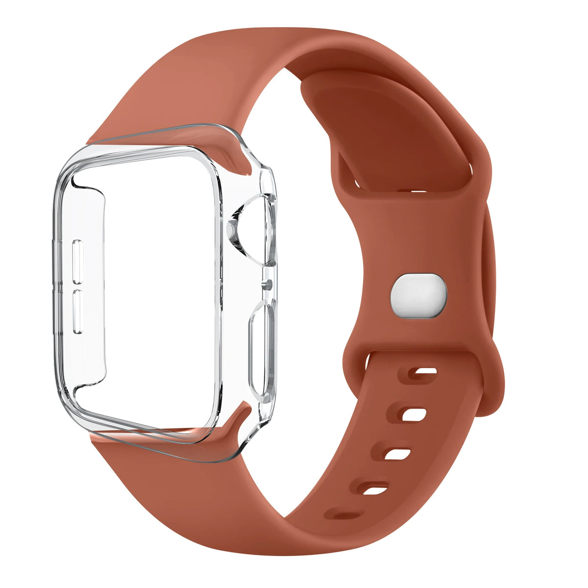 Siliconenn Bandje + Hoesje voor Apple Watch – afbeelding 6