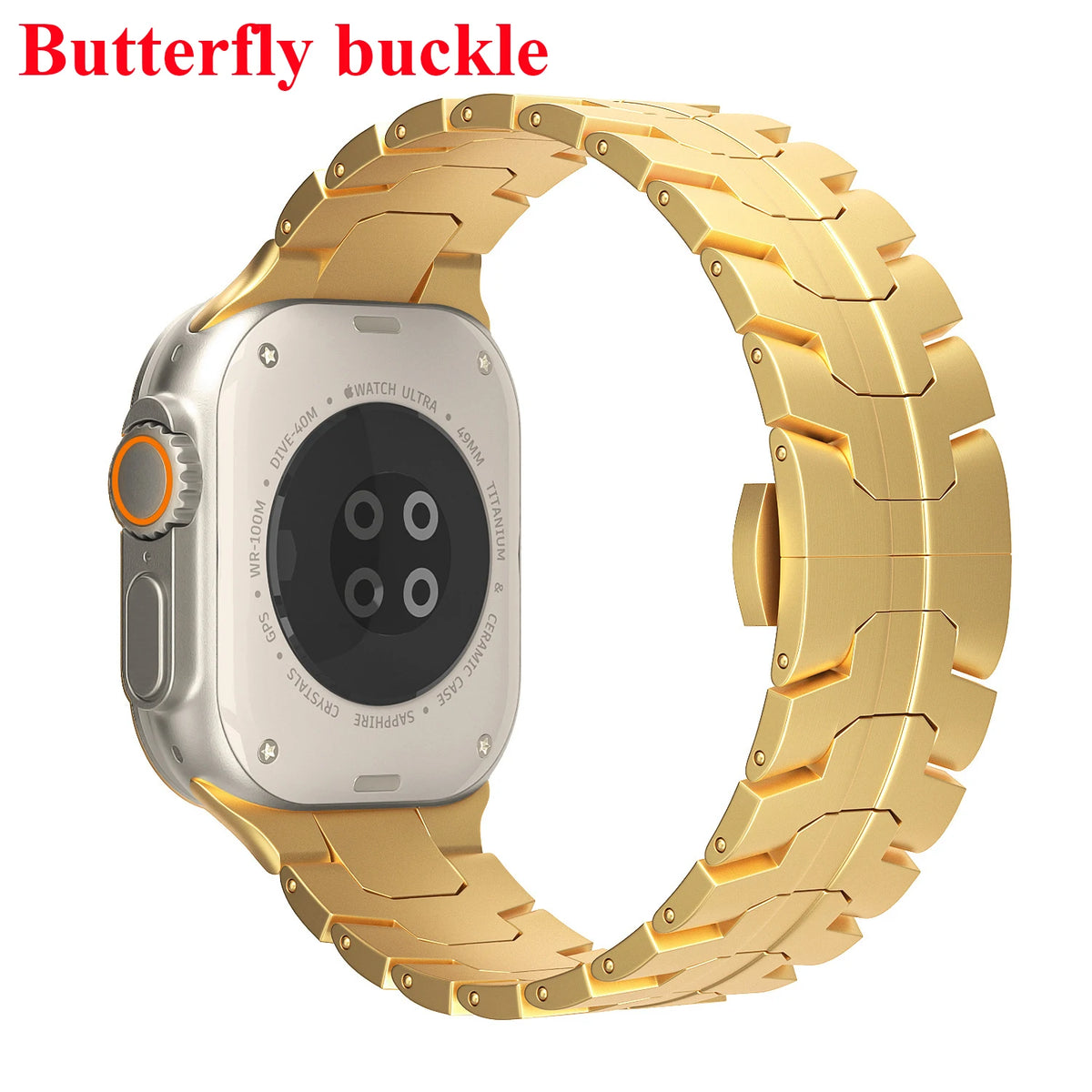 Roestvrij Stalen Armband voor Apple Watch – 42/44/45/46/49mm | Series 3-11, SE & Ultra 1/2/3
