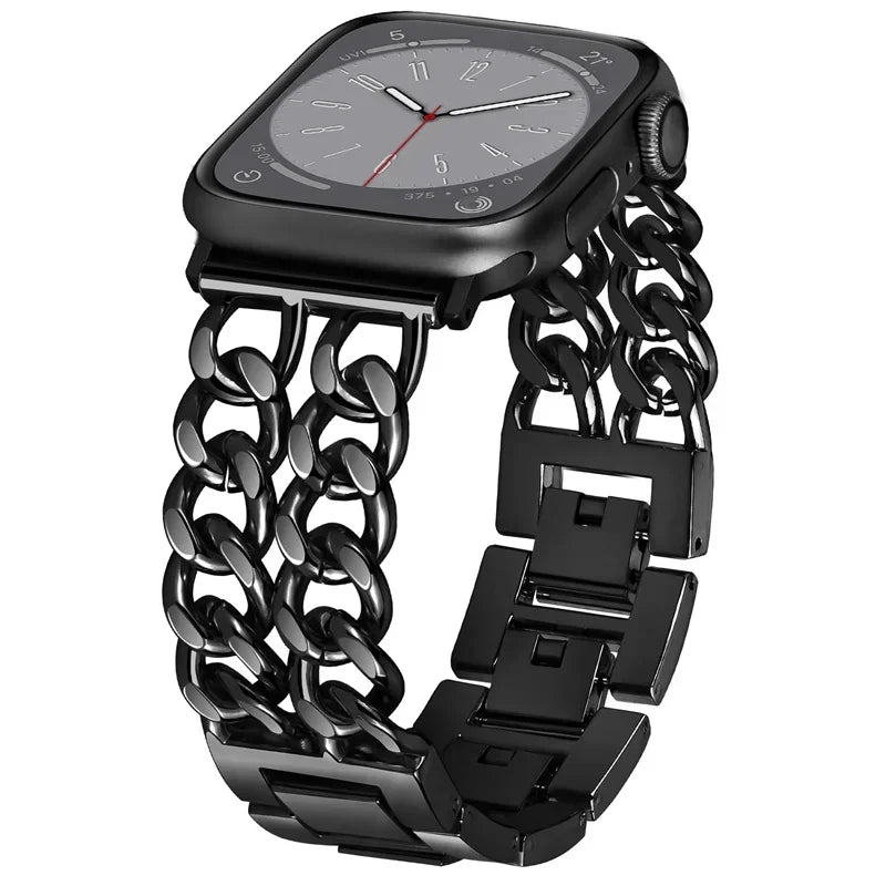 Metalen Schakelarmband voor Apple Watch – afbeelding 9