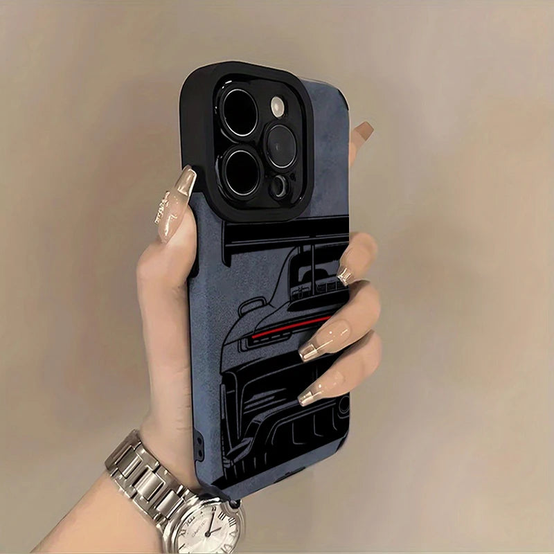 Sportwagen Telefoonhoesje voor iPhone – Kunstleer Beschermhoes – afbeelding 6