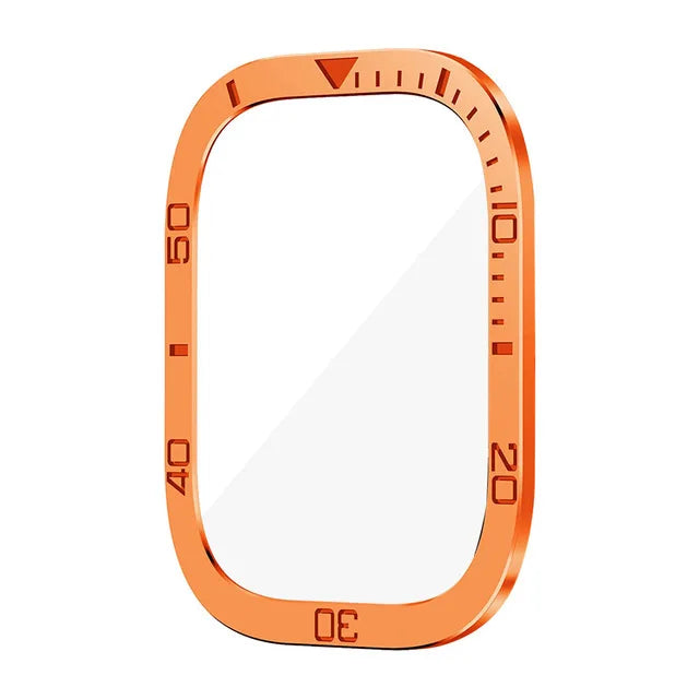 Metalen Beschermrand + Gehard Glas voor Apple Watch Ultra – 49mm | Ultra 1/2/3