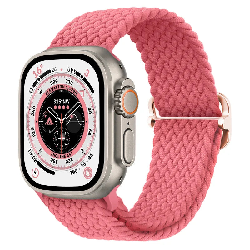 Gevlochten nylon Loop Bandje voor Apple Watch – afbeelding 37