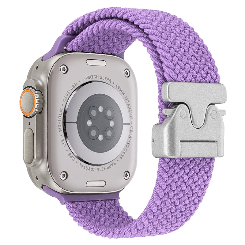 Gevlochten nylon Bandje voor Apple Watch – afbeelding 12