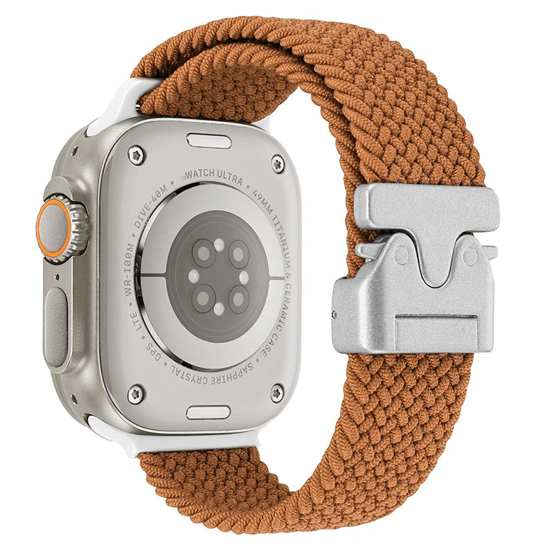 Gevlochten nylon Bandje voor Apple Watch – afbeelding 22
