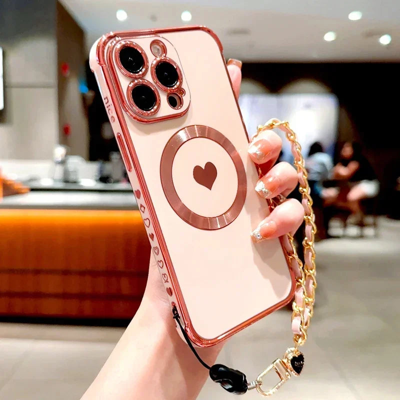 TPU Hoesje met Polsbandje voor iPhone – MagSafe Compatibel – afbeelding 8