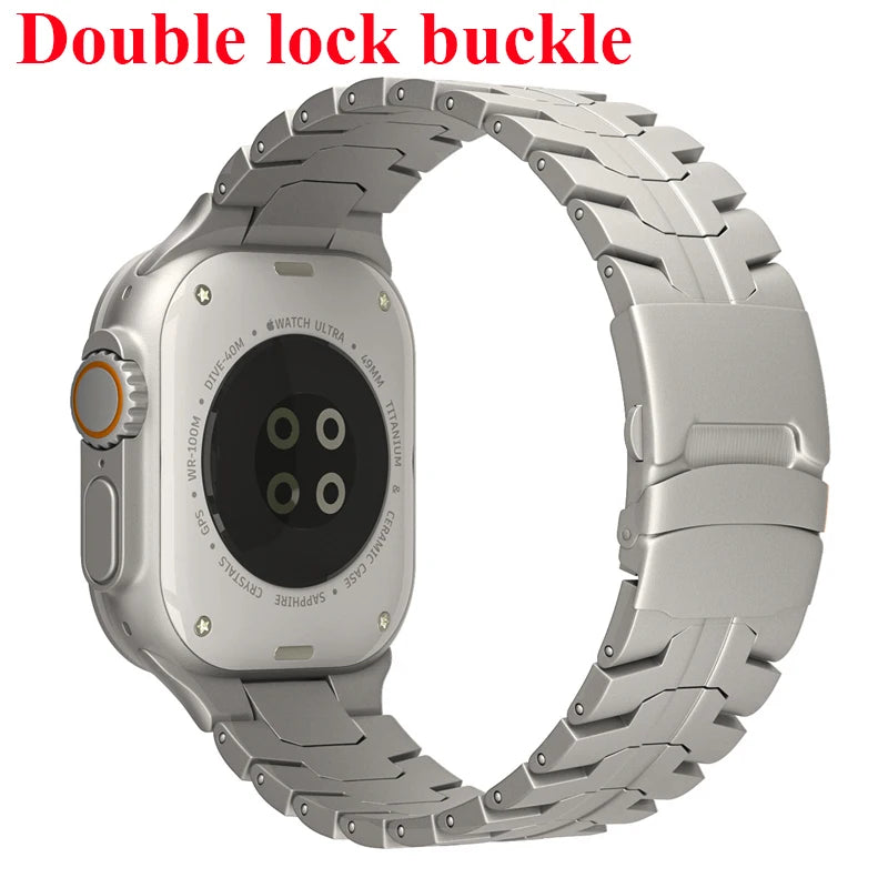 Roestvrij Stalen Armband voor Apple Watch – 42/44/45/46/49mm | Series 3-11, SE & Ultra 1/2/3