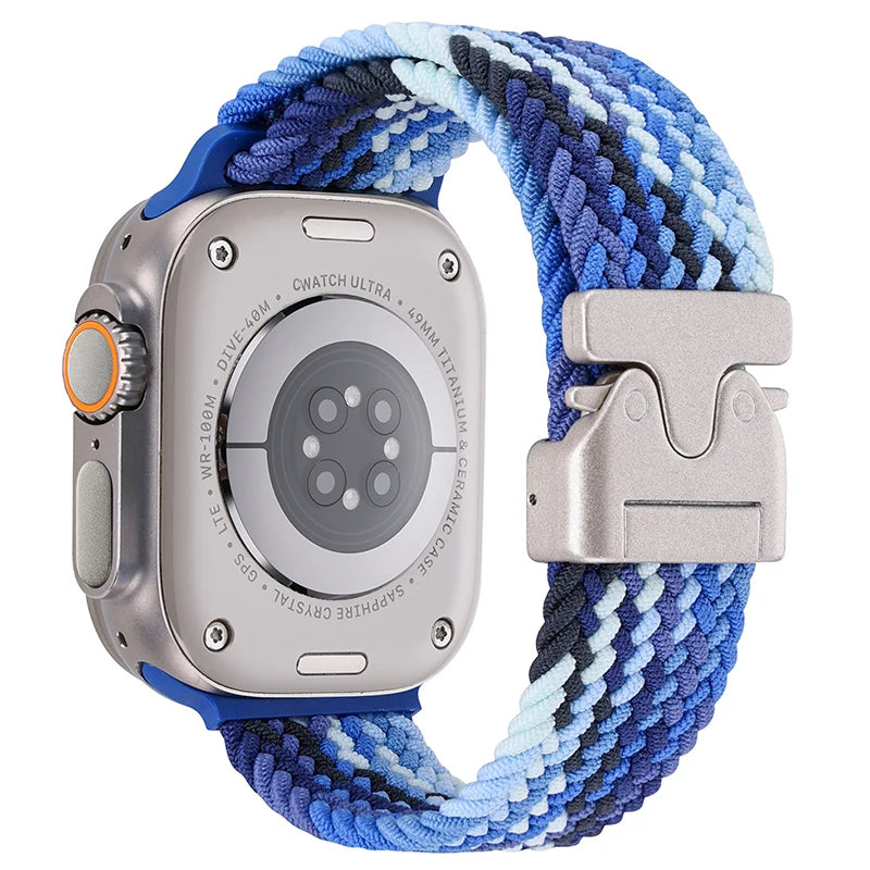 Gevlochten nylon Bandje voor Apple Watch – afbeelding 30